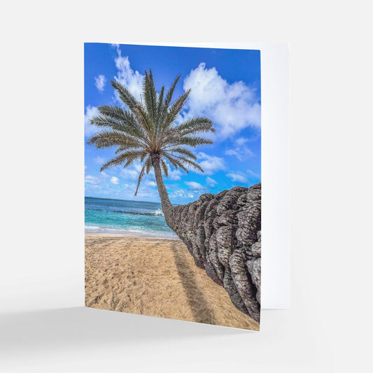 Walk on the Beach Note Card